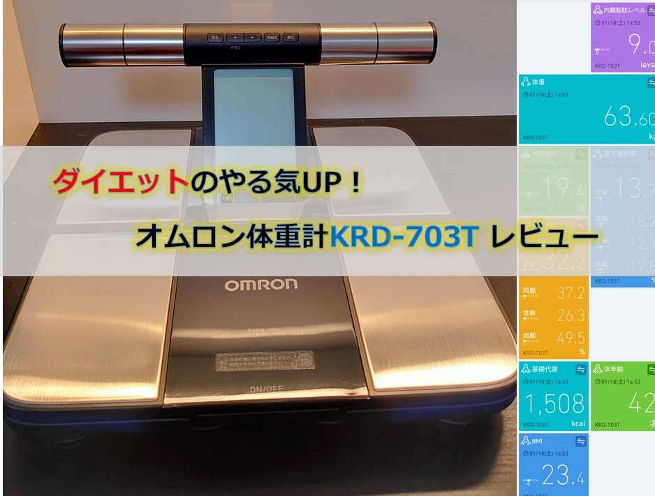 多様な KRD-703T オムロン製 体重体組成計 カラダスキャン blog